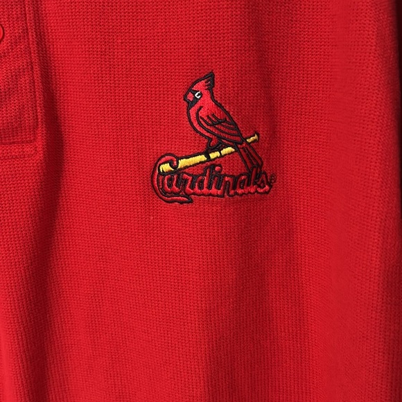 St. Louis Cardinals Red Polo Size XL - Picture 3 of 5